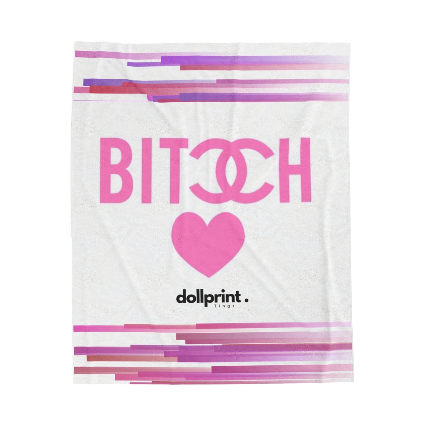 B*h Velveteen Plush Blanket