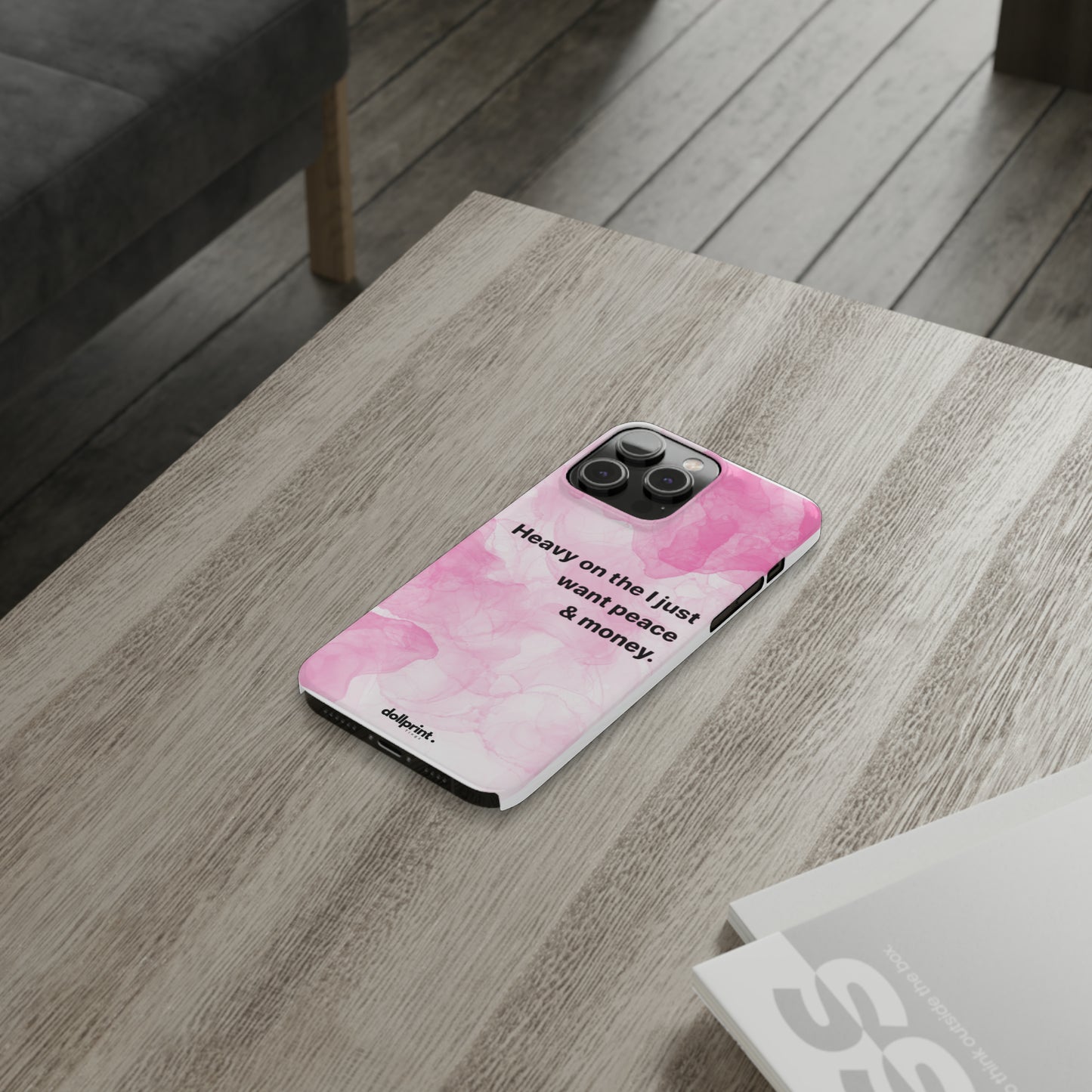 Heavy On The Peace Slim Phone Cases