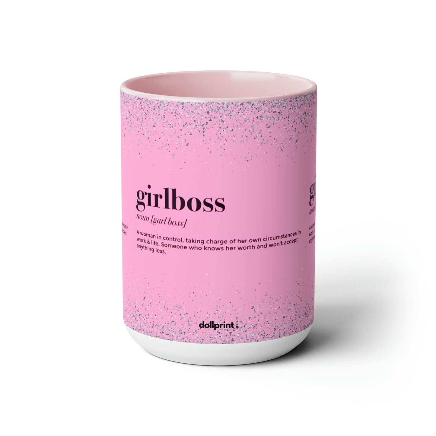 Girl BOSS Two-Tone Coffee Mugs, 15oz