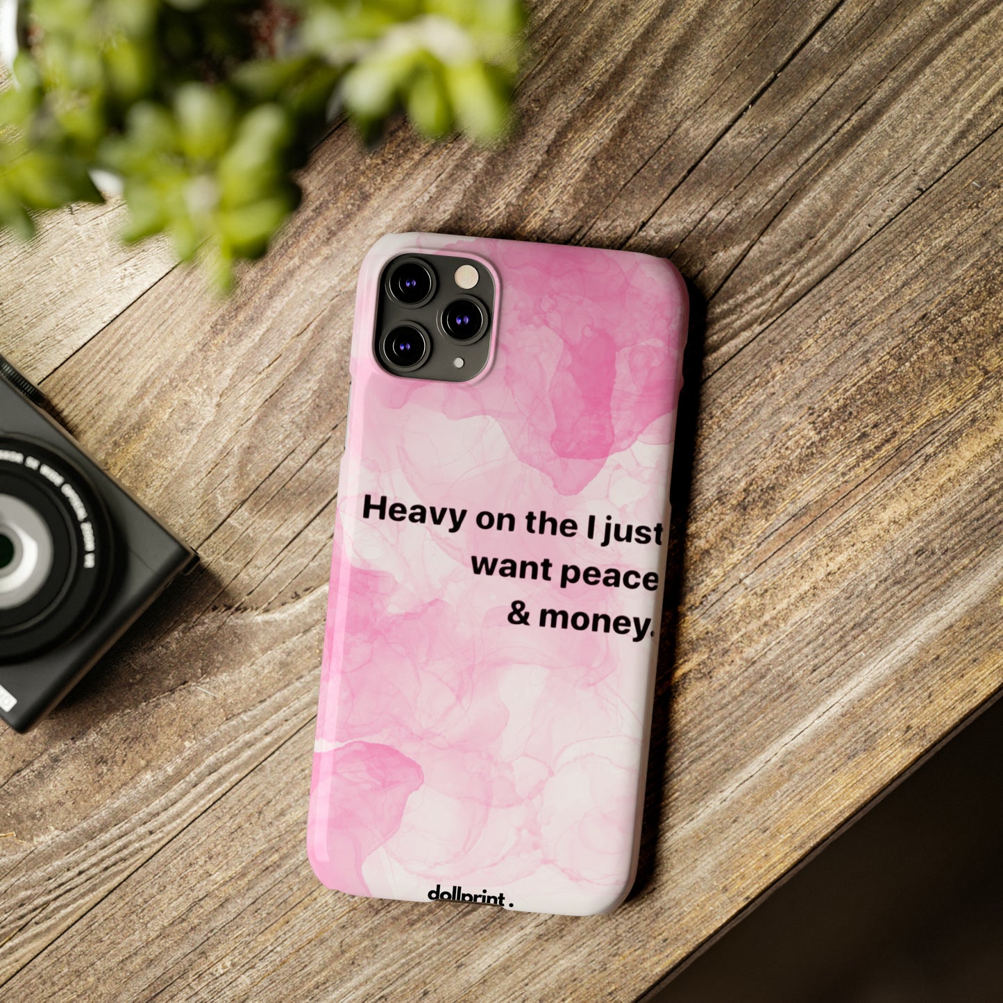 Heavy On The Peace Slim Phone Cases