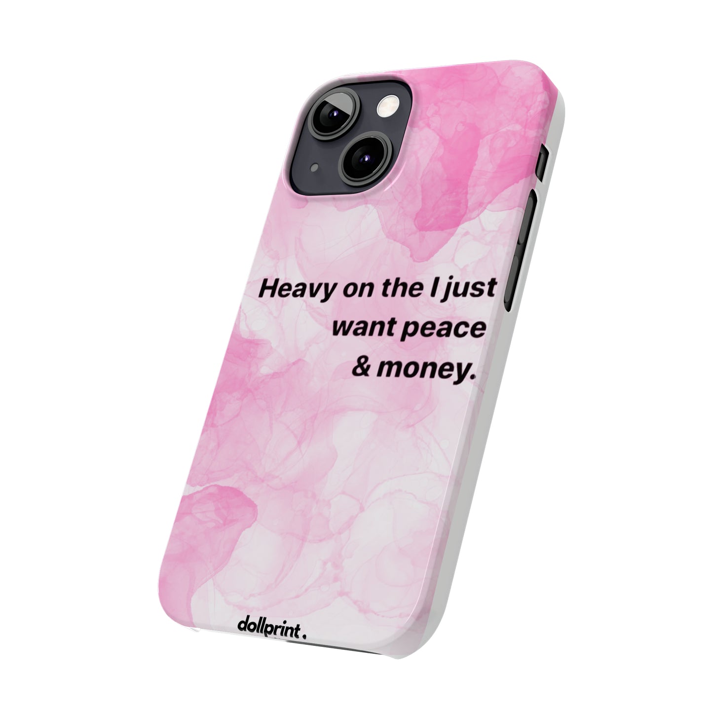 Heavy On The Peace Slim Phone Cases