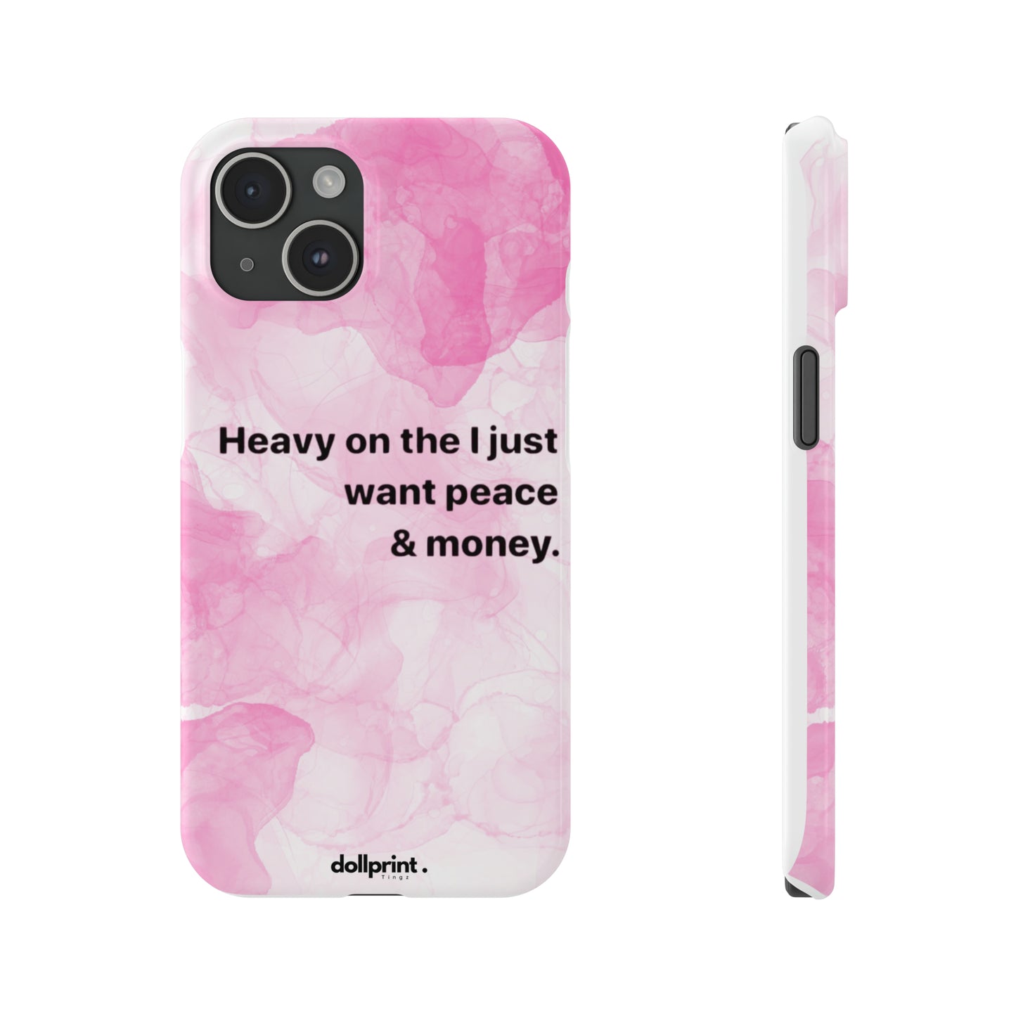 Heavy On The Peace Slim Phone Cases