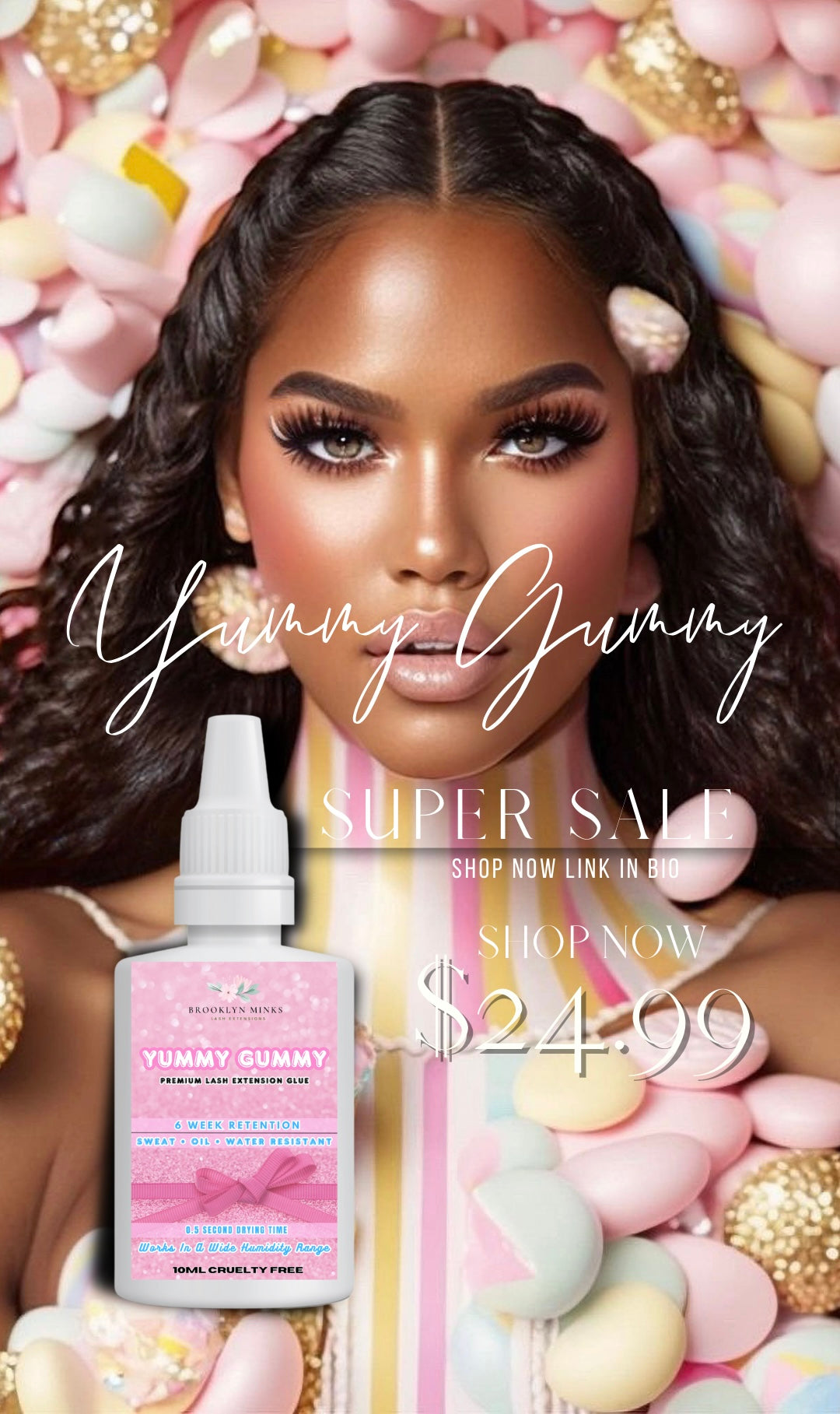 🍬Brooklyn Minks YUMMY GUMMY Premium Lash Extension Glue🍬