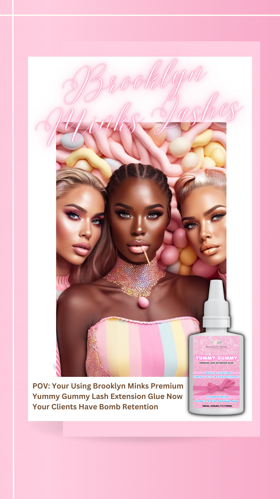 🍬Brooklyn Minks YUMMY GUMMY Premium Lash Extension Glue🍬