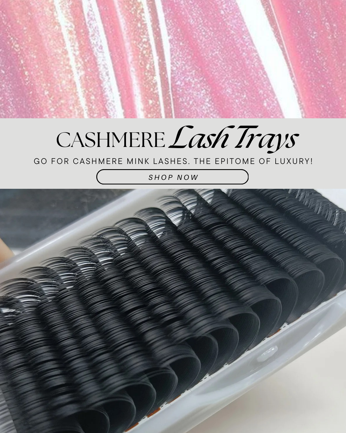 CASHMERE INDIVIDUAL MINK LASH TRAYS (EASY FAN ONLY)
