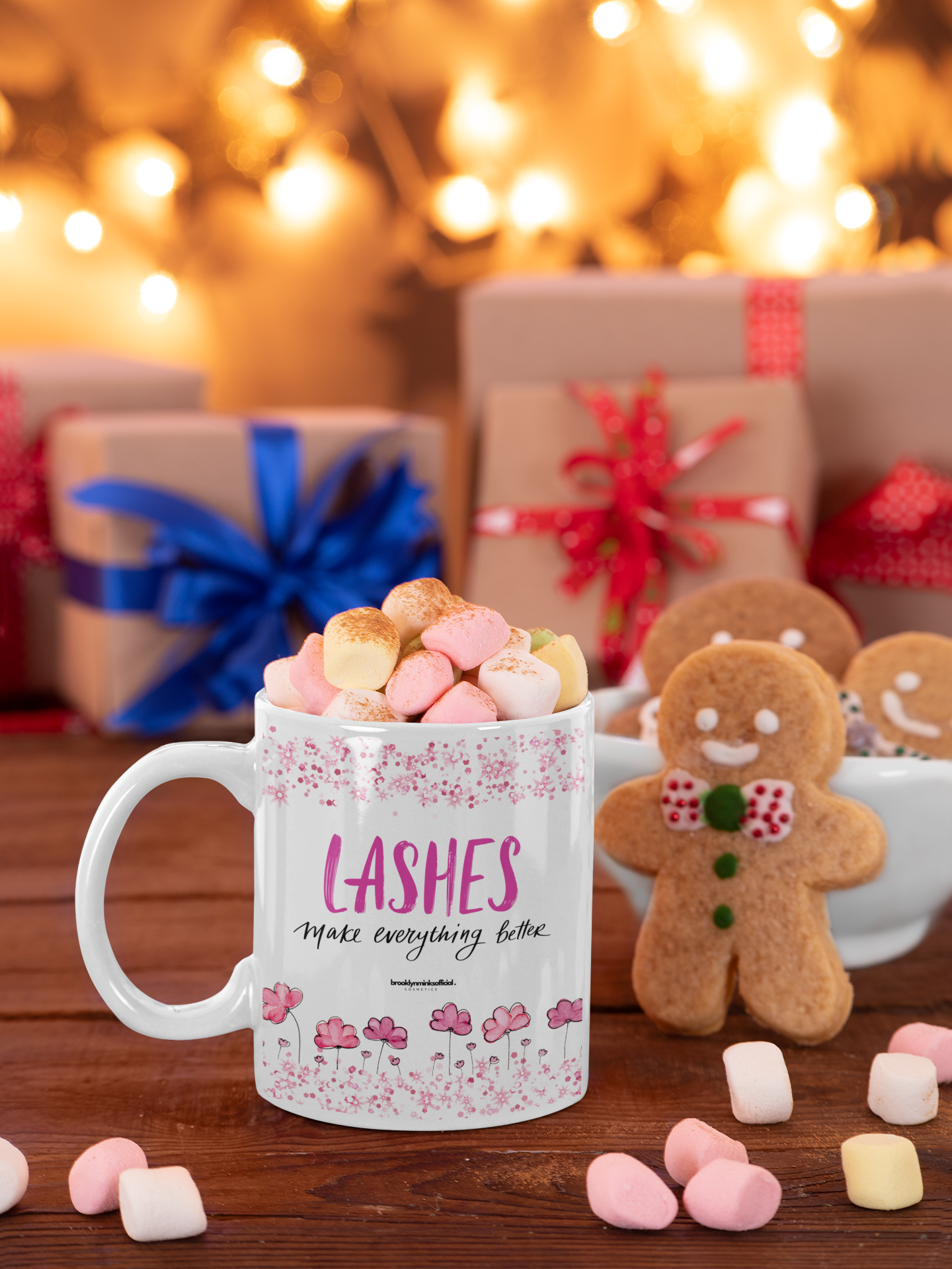 Lashes Make Everything Better Accent Coffee Mug, 11oz