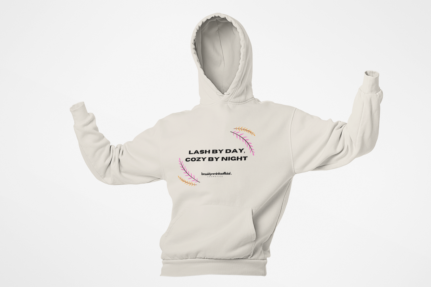 Lash By Day Cozy By Night: Lash Artist Elegance: Cozy Glam" Heavy Blend™ Luxe Comfort Hooded Sweatshirt