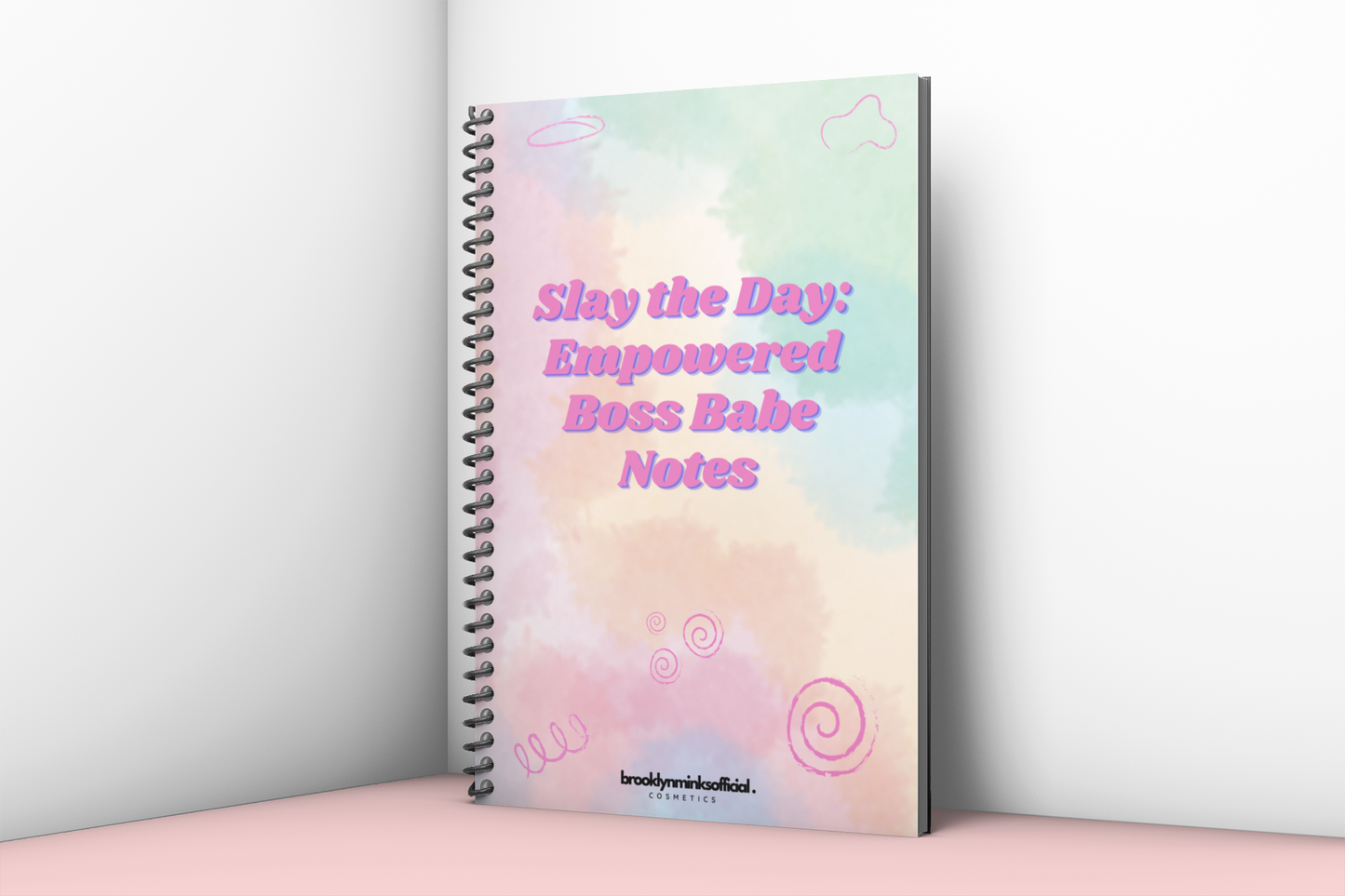 Empowered Boss Babe Spiral Notebook - Ruled Line