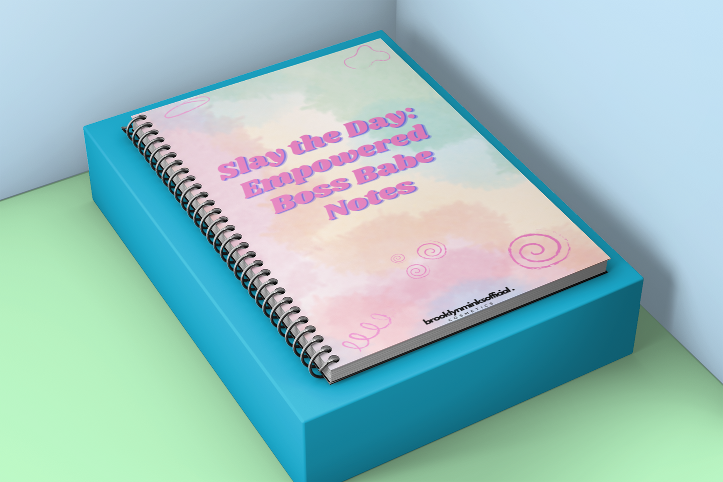 Empowered Boss Babe Spiral Notebook - Ruled Line