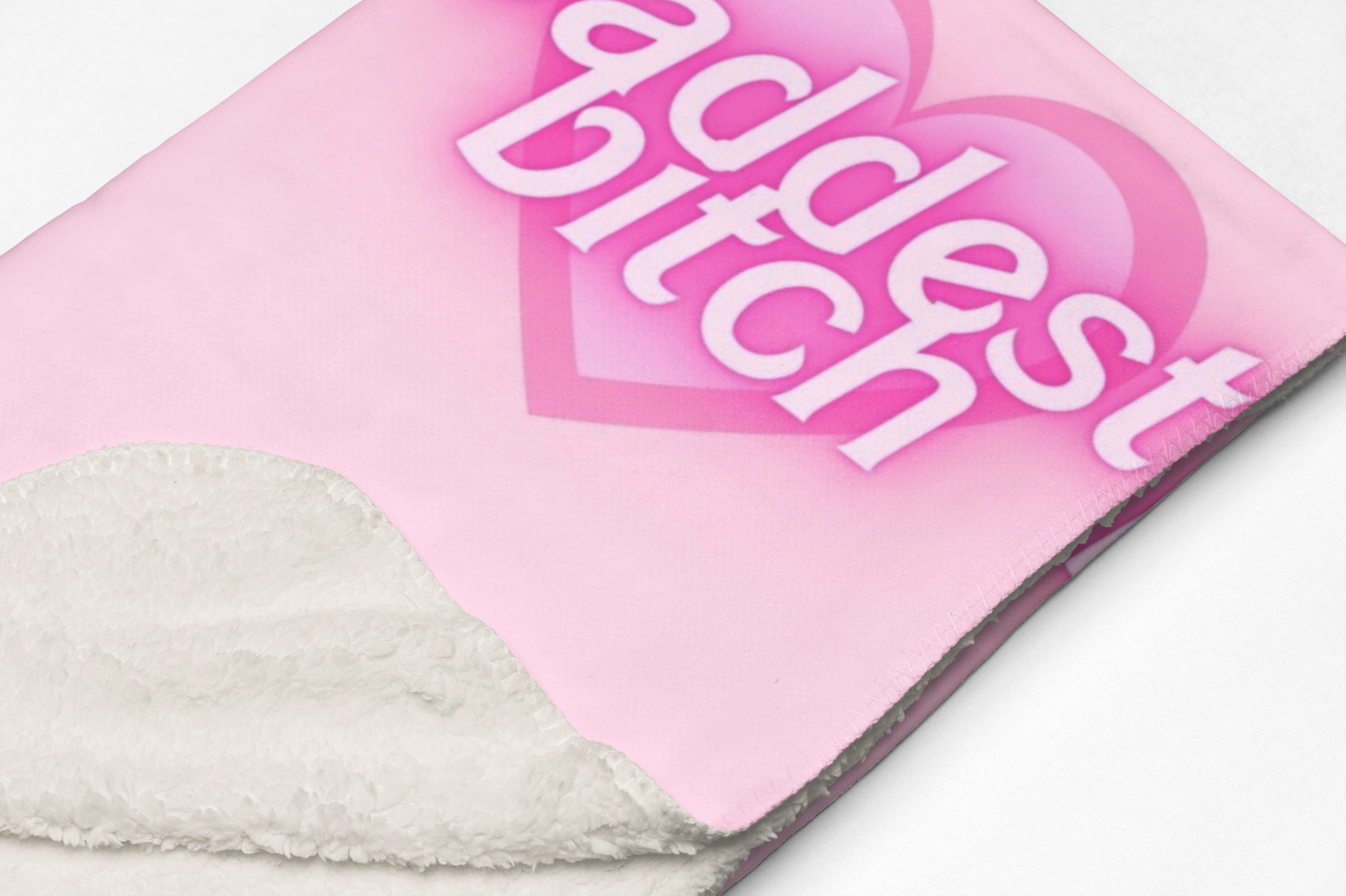 BADDEST B*tch Velveteen Plush Blanket