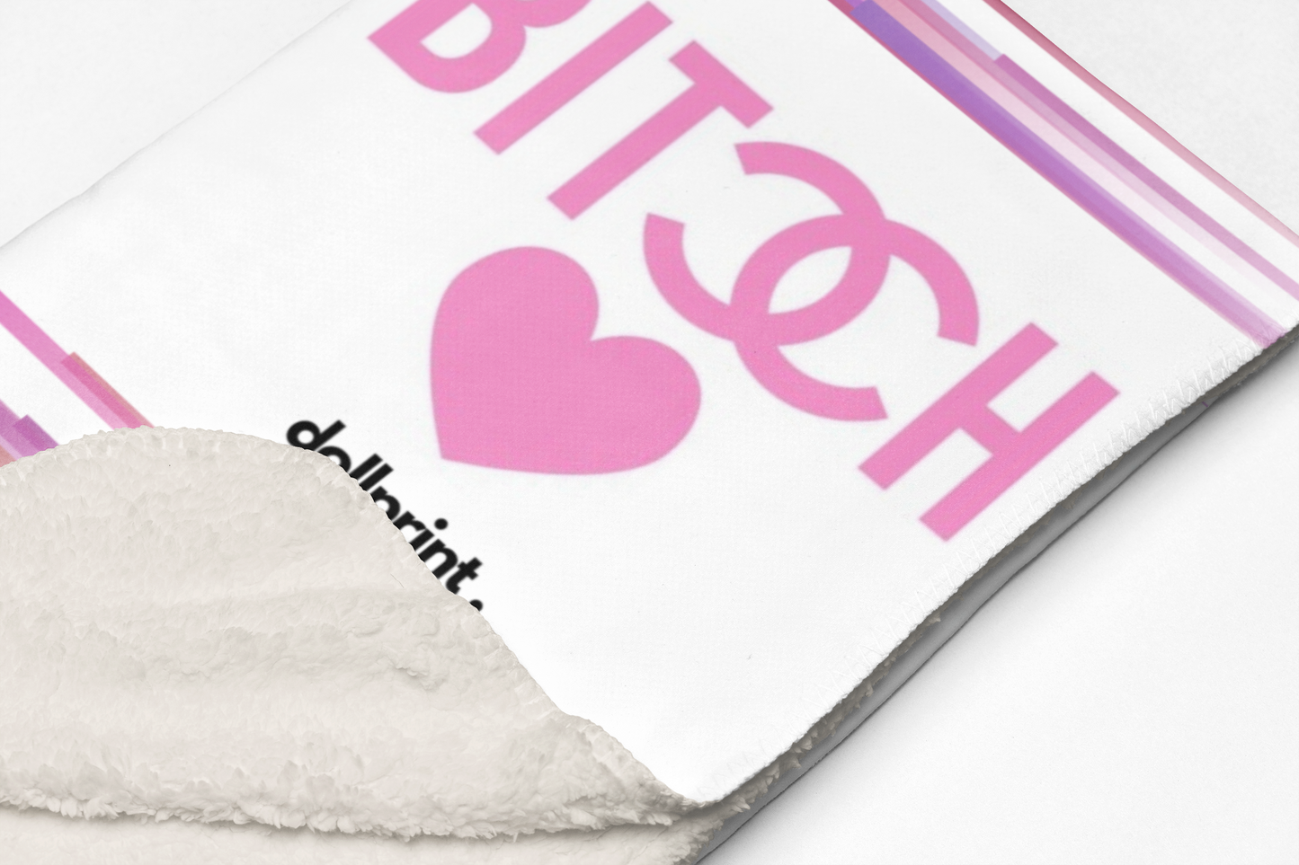 B*h Velveteen Plush Blanket