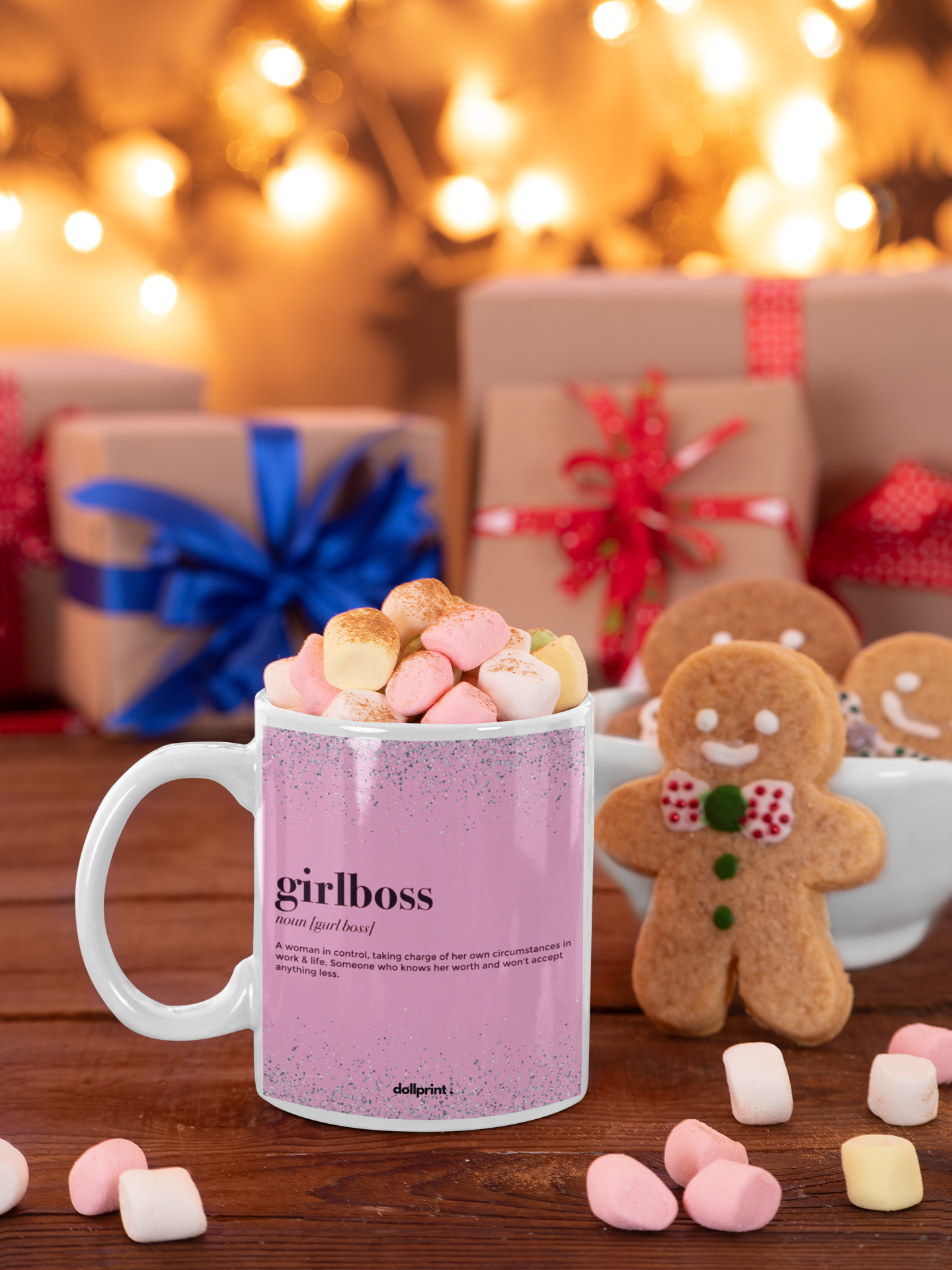 Girl BOSS Two-Tone Coffee Mugs, 15oz