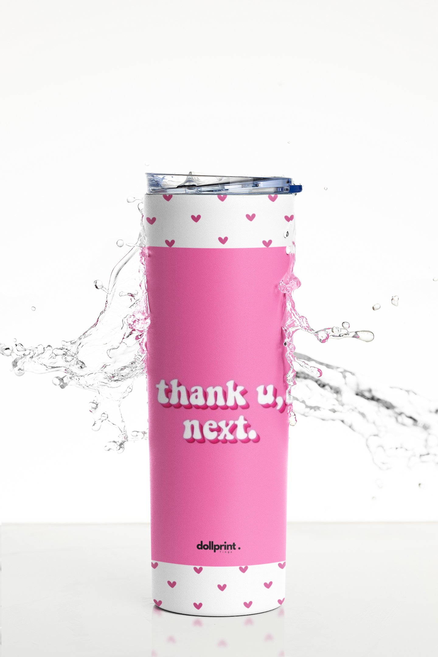Thank You , Next Skinny Tumbler with Straw, 20oz