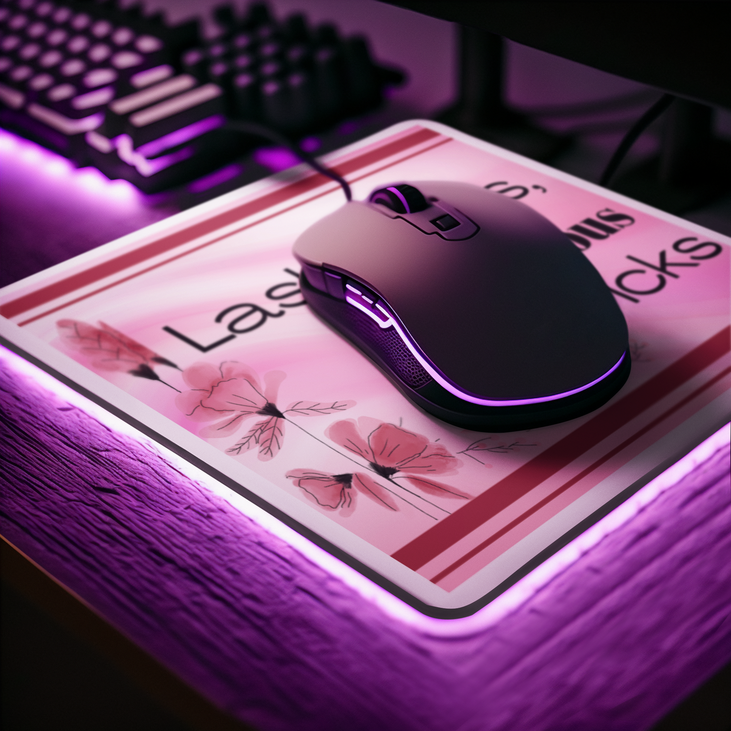 Lash Clicks Chic Mouse Pad