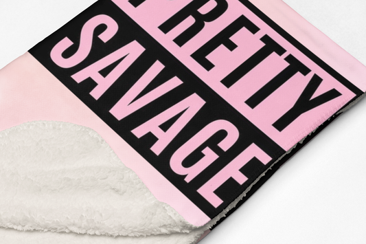 Pretty Savage Velveteen Plush Blanket